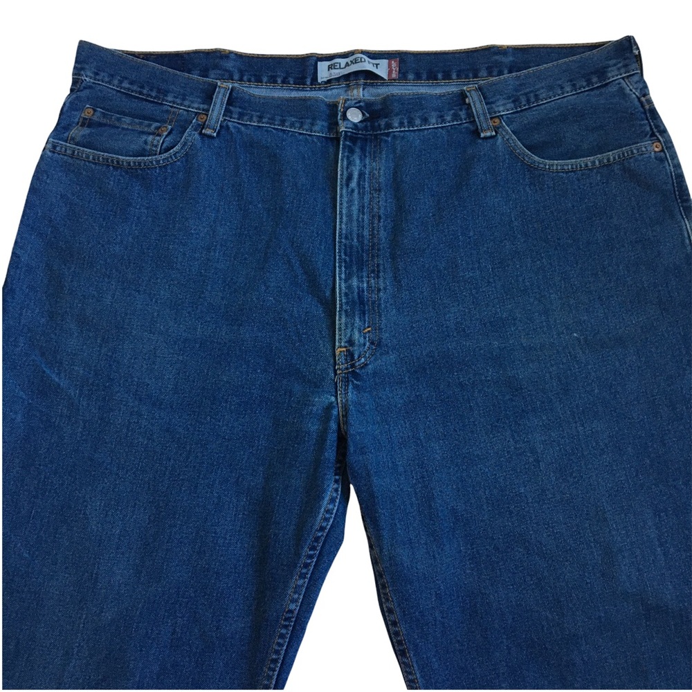 Levi’s 550 Relaxed Fit Medium Wash Blue Denim Jeans 46X30 - Picture 4 of 17